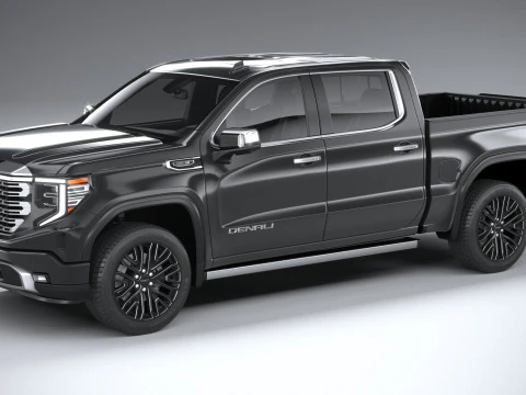 GMC Сьерра Денали 2022 3D Модель