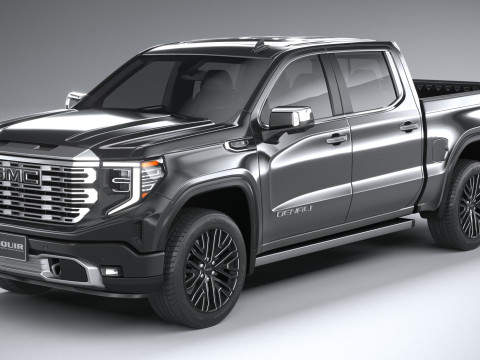 GMC Sierra Denali 2022 3D Model