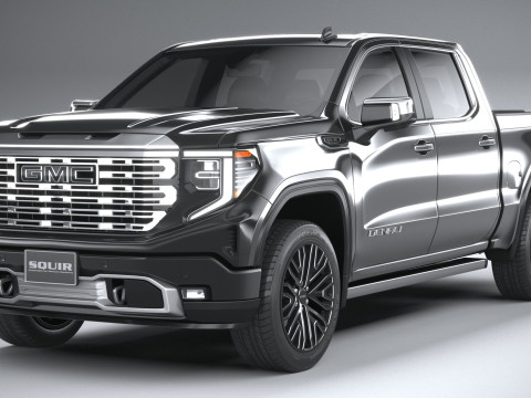 GMC Sierra Denali 2022 3D Model