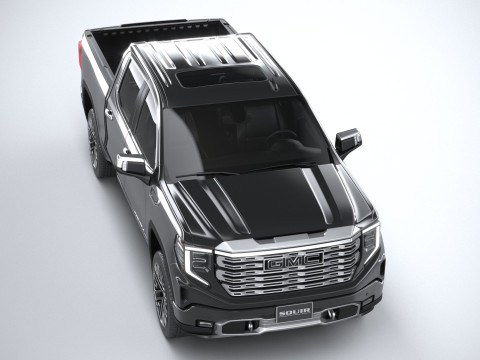 GMC Sierra Denali 2022 3D Model