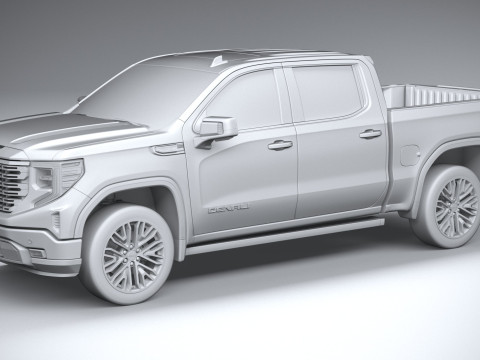 GMC Sierra Denali 2022 3D Model