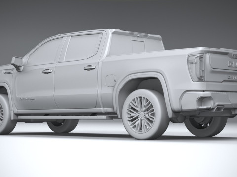 GMC Sierra Denali 2022 3D Model