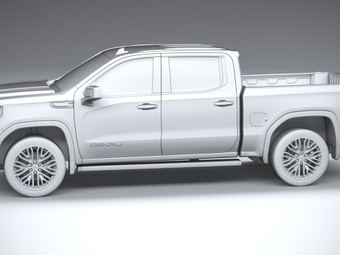 GMC Sierra Denali 2022 3D Model