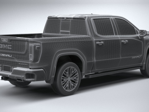 GMC Sierra Denali 2022 3D Model