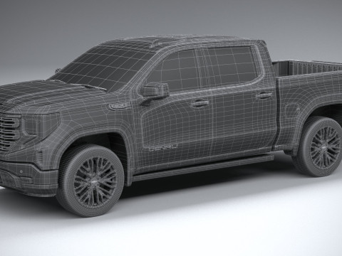 GMC Sierra Denali 2022 3D Model