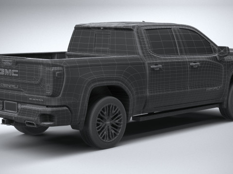 GMC Sierra Denali 2022 3D Model