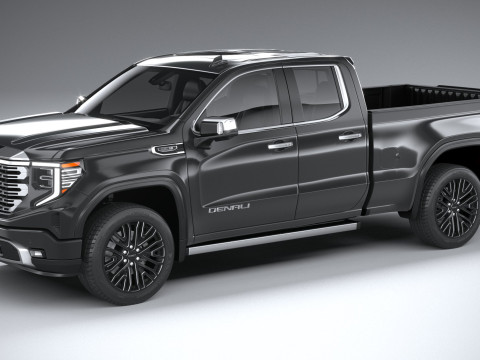 GMC Sierra Denali double cab 2022 3D Model