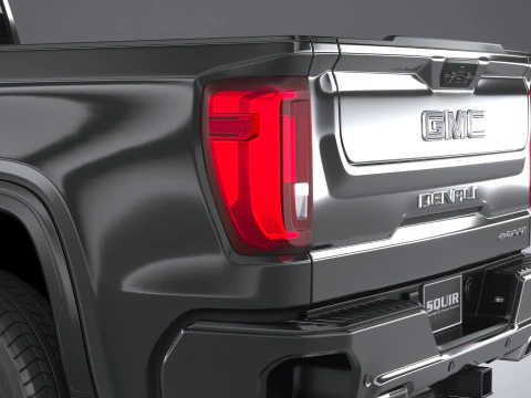 GMC Sierra Denali double cab 2022 3D Model