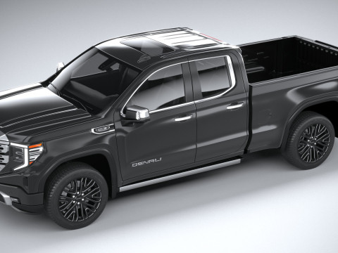 GMC Sierra Denali double cab 2022 3D मॉडल