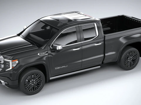 GMC Sierra Denali double cab 2022 3D Model