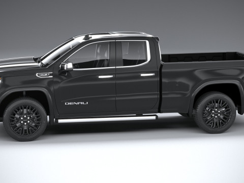 GMC Sierra Denali double cab 2022 3D मॉडल