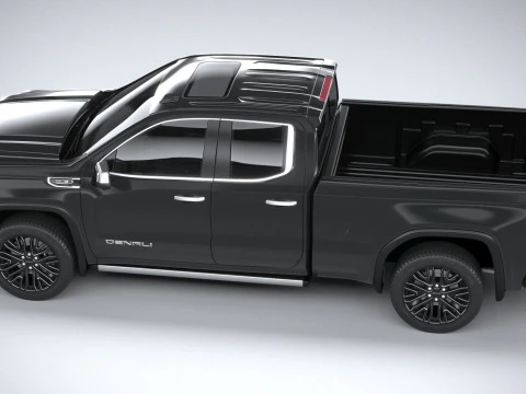 GMC Sierra Denali double cab 2022 3D Model