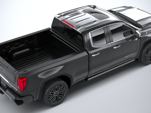 GMC Sierra Denali double cab 2022 3D मॉडल