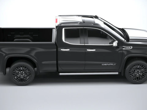GMC Sierra Denali double cab 2022 3D Model