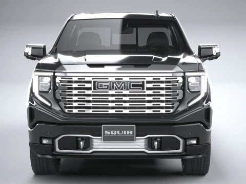 GMC Sierra Denali double cab 2022 3D Model