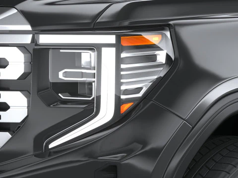 GMC Sierra Denali double cab 2022 3D Model