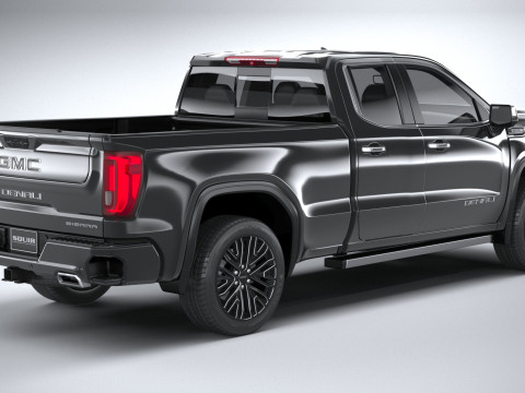 GMC Sierra Denali double cab 2022 3D मॉडल
