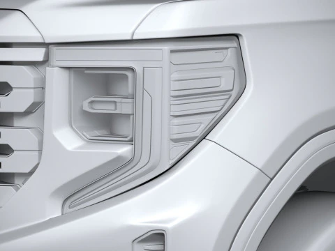 GMC Sierra Denali double cab 2022 3D Model