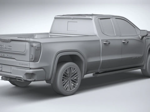 GMC Sierra Denali double cab 2022 3D Model