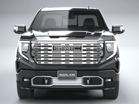 GMC Sierra Denali regular cab 2022 3D Model