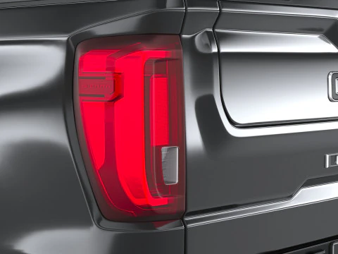 GMC Sierra Denali regular cab 2022 3D Model