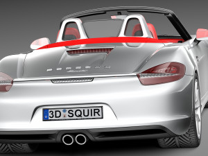 Porsche Boxster S 2013 3D Model