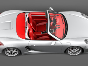Porsche Boxster S 2013 3D Model