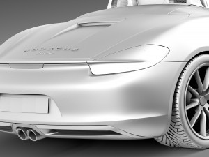 Porsche Boxster S 2013 3D Model