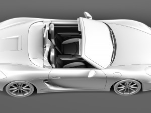 Porsche Boxster S 2013 3D Model