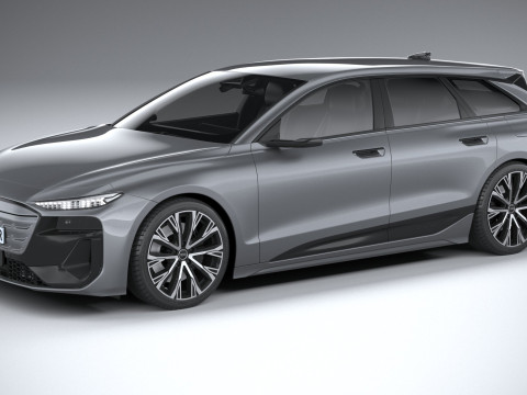 Audi A6 Avant e-tron 2025 3D Model