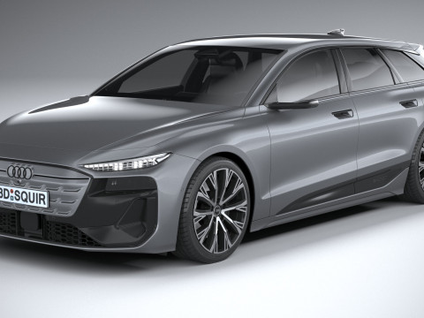 Audi A6 Avant e-tron 2025 3D Модель