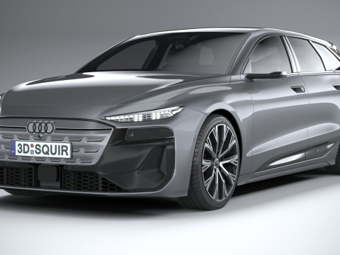 Audi A6 Avant e-tron 2025 3D Модель