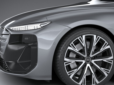 Audi A6 Avant e-tron 2025 3D Модель