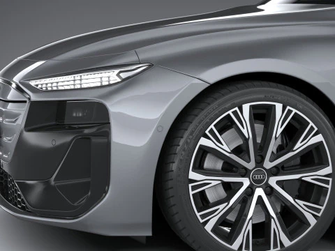 Audi A6 Avant e-tron 2025 3D Model