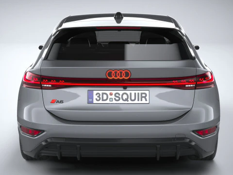 Audi A6 Avant e-tron 2025 3D Model