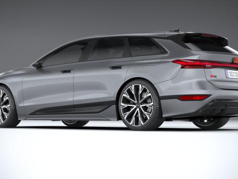 Audi A6 Avant e-tron 2025 3D Модель