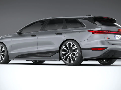 Audi A6 Avant e-tron 2025 3D Model
