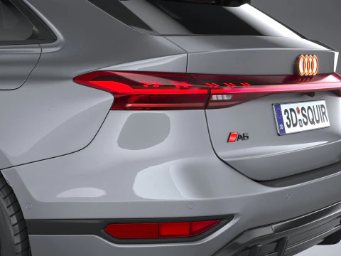 Audi A6 Avant e-tron 2025 3D Model
