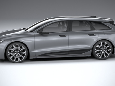 Audi A6 Avant e-tron 2025 3D Модель
