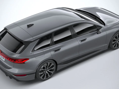 Audi A6 Avant e-tron 2025 3D Model
