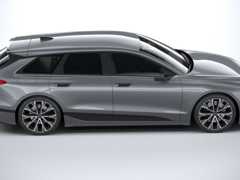 Audi A6 Avant e-tron 2025 3D Модель