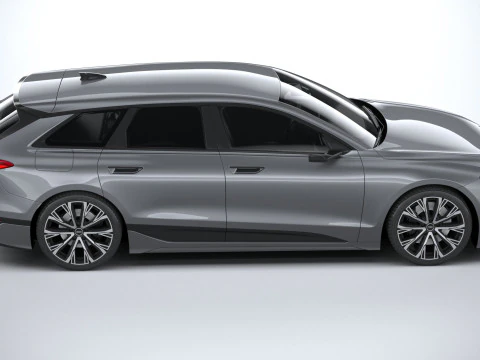 Audi A6 Avant e-tron 2025 3D Model