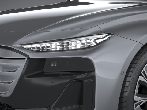 Audi A6 Avant e-tron 2025 3D Модель