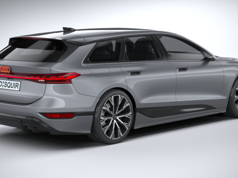 Audi A6 Avant e-tron 2025 3D Модель