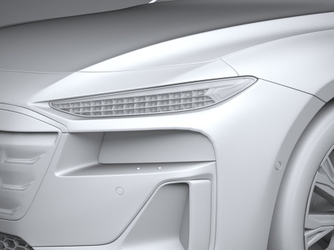 Audi A6 Avant e-tron 2025 3D Модель