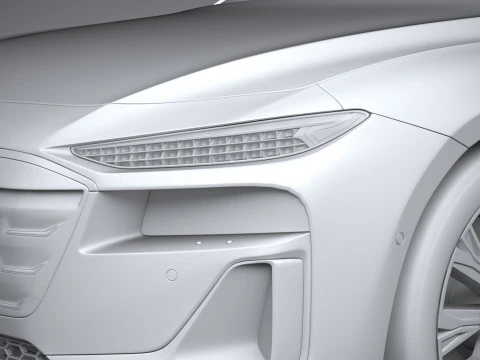 Audi A6 Avant e-tron 2025 3D Model