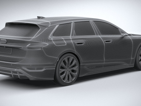 Audi A6 Avant e-tron 2025 3D Модель