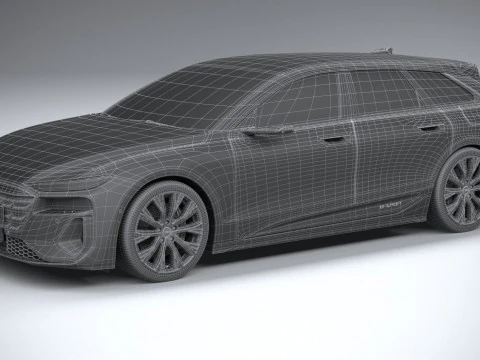 Audi A6 Avant e-tron 2025 3D Model