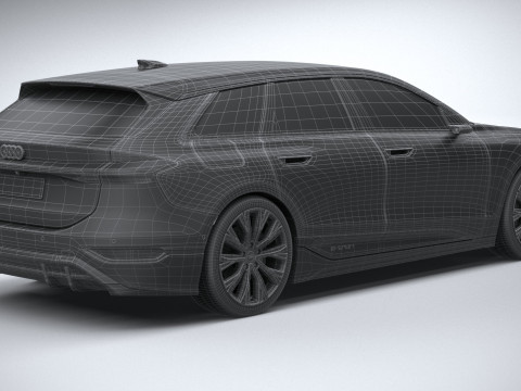 Audi A6 Avant e-tron 2025 3D Модель