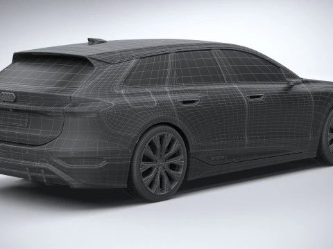 Audi A6 Avant e-tron 2025 3D Model